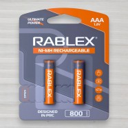 Акумулятор Rablex AAA HR3 Ni-MH, 800mAh, 1,2V, 2шт/уп